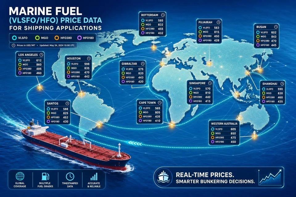 Marine Fuel Price Data: Compare Ports Without Mixing Dates