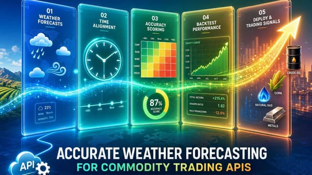 Accurate Weather Forecasting for Commodity Trading APIs